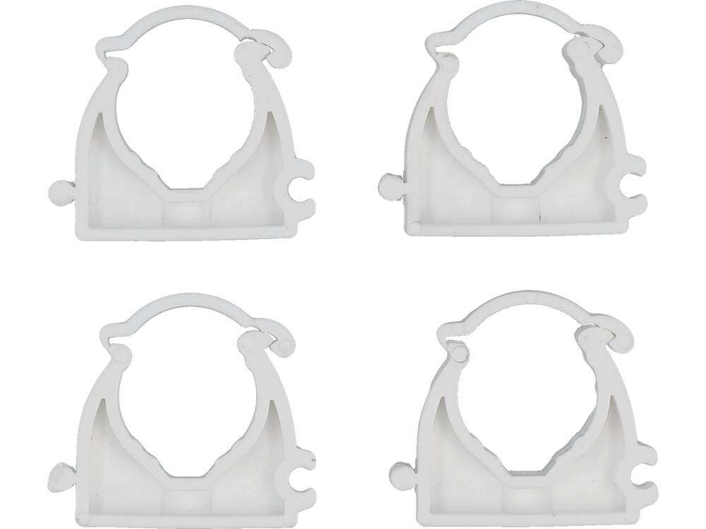 SET 4 CLEME VOREL 54833 BLOCABILE SUPORT TEAVA PVC, PE, PE-X, PP, PB, 22MM VOREL - scule electrice si unelte profesionale - BricoMart