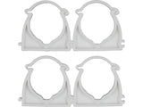 SET 4 CLEME VOREL 54837 BLOCABILE SUPORT TEAVA PVC, PE, PE-X, PP, PB, 40MM VOREL - scule electrice si unelte profesionale - BricoMart