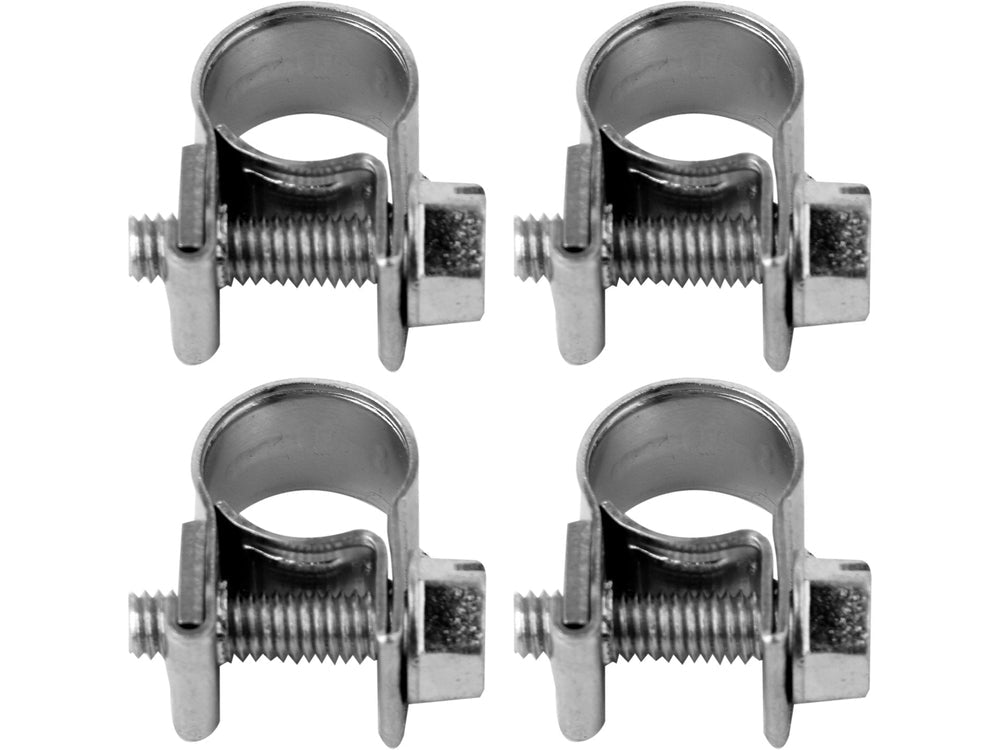 Set 4 cleme zincate cu surub VOREL 73780, 8-10 mm/9 mm