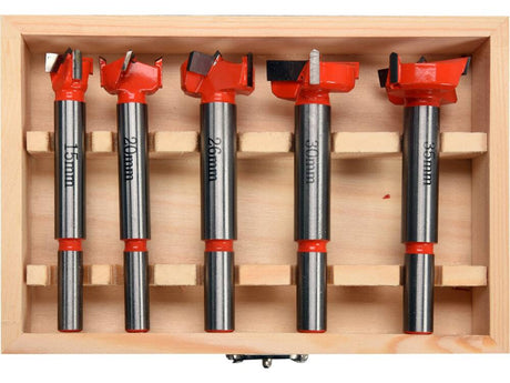 SET 5 FREZE YATO YT-33015 LEMN 15, 20, 26, 30, 35MM YATO - scule electrice si unelte profesionale - BricoMart