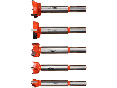 SET 5 FREZE YATO YT-33015 LEMN 15, 20, 26, 30, 35MM YATO - scule electrice si unelte profesionale - BricoMart