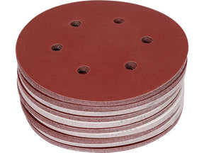 SET 50 DISCURI ABRAZIVE VELCRO, 150MM, 6 GAURI, P180 Yato YT - 834587 Yato - scule electrice si unelte profesionale - BricoMart