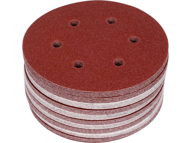 SET 50 DISCURI YATO YT-834582 ABRAZIVE VELCRO, 150MM, 6 GAURI, P60 YATO - scule electrice si unelte profesionale - BricoMart