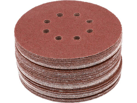 SET 50 DISCURI YATO YT-834591 ABRAZIVE VELCRO, 150MM, 8 GAURI, P40 YATO - scule electrice si unelte profesionale - BricoMart