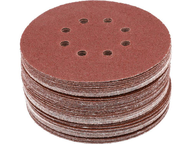 SET 50 DISCURI YATO YT-834591 ABRAZIVE VELCRO, 150MM, 8 GAURI, P40 YATO - scule electrice si unelte profesionale - BricoMart