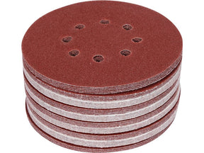 SET 50 DISCURI YATO YT-834592 ABRAZIVE VELCRO, 150MM, 8 GAURI, P60 YATO - scule electrice si unelte profesionale - BricoMart