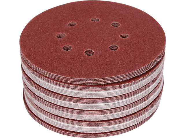SET 50 DISCURI YATO YT-834592 ABRAZIVE VELCRO, 150MM, 8 GAURI, P60 YATO - scule electrice si unelte profesionale - BricoMart