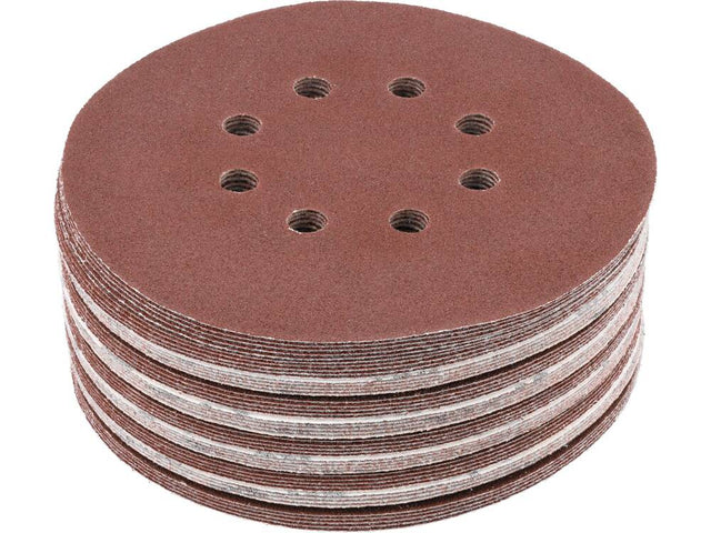 SET 50 DISCURI YATO YT-834594 ABRAZIVE VELCRO, 150MM, 8 GAURI, P100 YATO - scule electrice si unelte profesionale - BricoMart