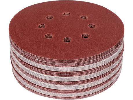 SET 50 DISCURI YATO YT-834595 ABRAZIVE VELCRO, 150MM, 8 GAURI, P120 YATO - scule electrice si unelte profesionale - BricoMart