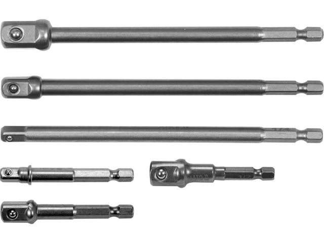 SET 6 ADAPTOARE YATO YT-04629 HEXAGONALE 1/4, 3/8, 1/2 YATO - scule electrice si unelte profesionale - BricoMart