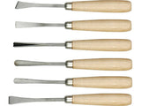 SET 6 DALTI NO NAME 25700 MANER LEMN NO NAME - scule electrice si unelte profesionale - BricoMart