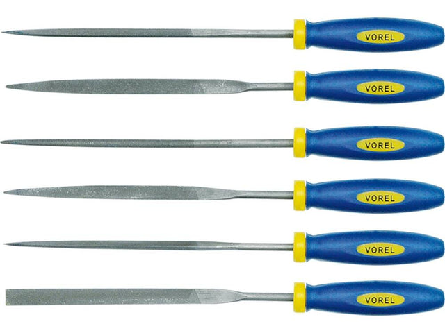 SET 6 PILE VOREL 25352 PENTRU METAL 160MM VOREL - scule electrice si unelte profesionale - BricoMart