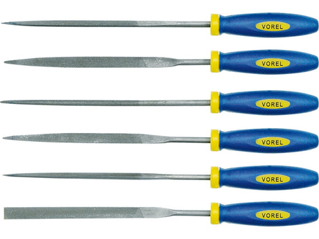 SET 6 PILE VOREL 25352 PENTRU METAL 160MM VOREL - scule electrice si unelte profesionale - BricoMart
