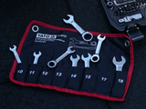 SET 8 CHEI COMBINATE SCURTE CU CLICHET Yato YT - 49123 - CrV Yato - scule electrice si unelte profesionale - BricoMart