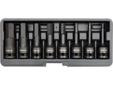 SET 8 CHEI YATO YT-1066 TUBULARE DE IMPACT, HEXAGONALE, 1/2 YATO - scule electrice si unelte profesionale - BricoMart