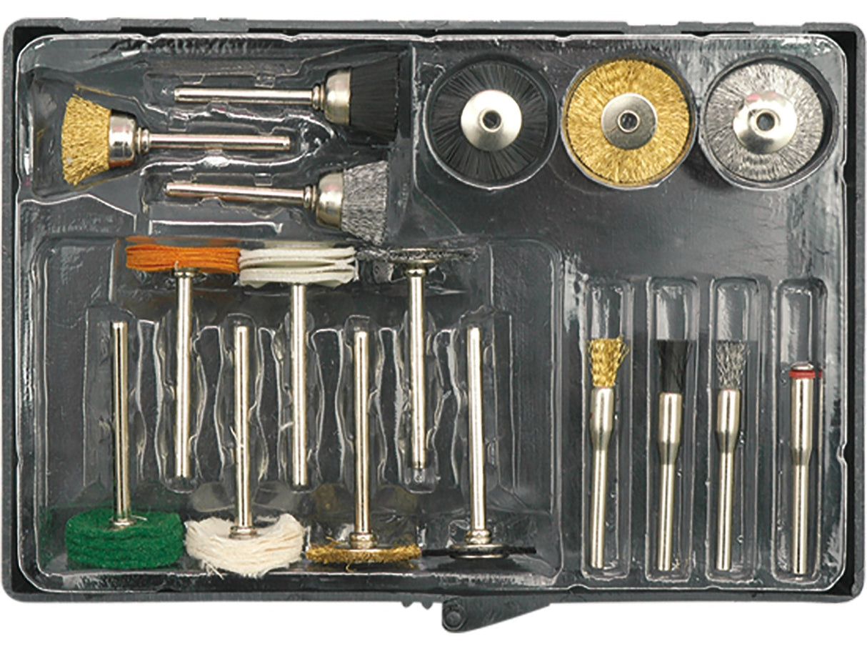 SET ACCESORII ABRAZIVE, VOREL 25411 17 PIESE, PENTRU 79315 VOREL - scule electrice si unelte profesionale - BricoMart