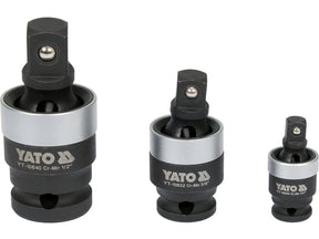 SET ADAPTOARE CARDANICE DE IMPACT 1/4"; 3/8"; 1/2" Yato YT - 10642 - 34.5 mm, 17 mm, 8.3 mm, 48 mm Yato - scule electrice si unelte profesionale - BricoMart