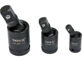 SET ARTICULATIE CARDANICA YATO YT-10643 IMPACT 1/4, 3/8, 1/2 YATO - scule electrice si unelte profesionale - BricoMart
