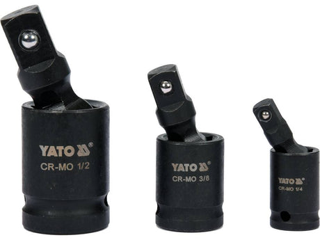 SET ARTICULATIE CARDANICA YATO YT-10643 IMPACT 1/4, 3/8, 1/2 YATO - scule electrice si unelte profesionale - BricoMart