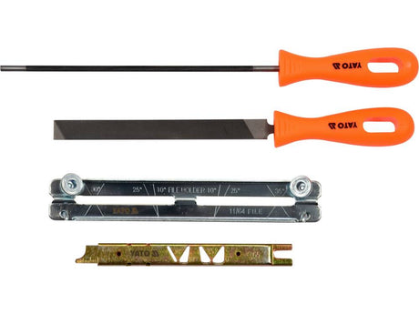 SET ASCUTIT LANT YATO YT-85040 DRUJBA 4.0MM, 4 PIESE YATO - scule electrice si unelte profesionale - BricoMart