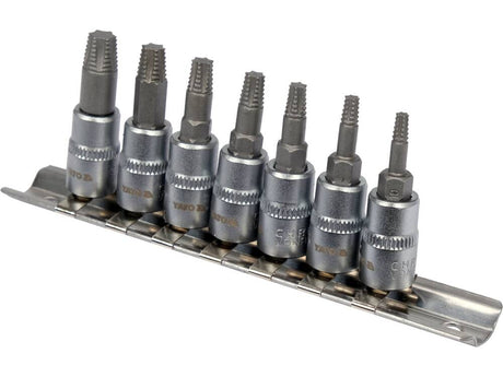 SET BITI PENTRU YATO YT-04581 SURUBURI TORX DETERIORATE, 7 PIESE YATO - scule electrice si unelte profesionale - BricoMart