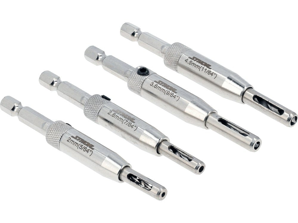 SET BURGHIE AUTOCENTRARE 4 BUC. Sthor 22750 Sthor - scule electrice si unelte profesionale - BricoMart