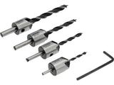 SET BURGHIE CU ZENCUITOR, 5 PIESE Sthor 22720 Sthor - scule electrice si unelte profesionale - BricoMart