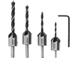 SET BURGHIE CU ZENCUITOR, 5 PIESE Sthor 22720 Sthor - scule electrice si unelte profesionale - BricoMart