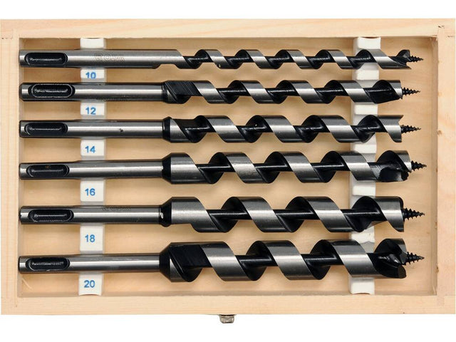 SET BURGHIE ELICOIDALE YATO YT-3300 LEMN 10-20MM/200MM YATO - scule electrice si unelte profesionale - BricoMart