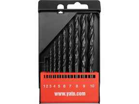 SET BURGHIE METAL YATO YT-4461 HSS, 10 BUC, 1-10MM YATO - scule electrice si unelte profesionale - BricoMart
