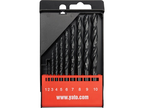 SET BURGHIE METAL YATO YT-4461 HSS, 10 BUC, 1-10MM YATO - scule electrice si unelte profesionale - BricoMart