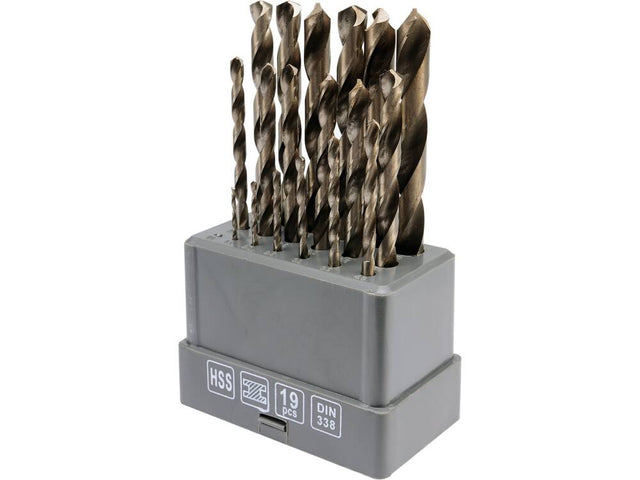 SET BURGHIE PENTRU STHOR 21999 METAL 19 BUC, 1-10MM STHOR - scule electrice si unelte profesionale - BricoMart