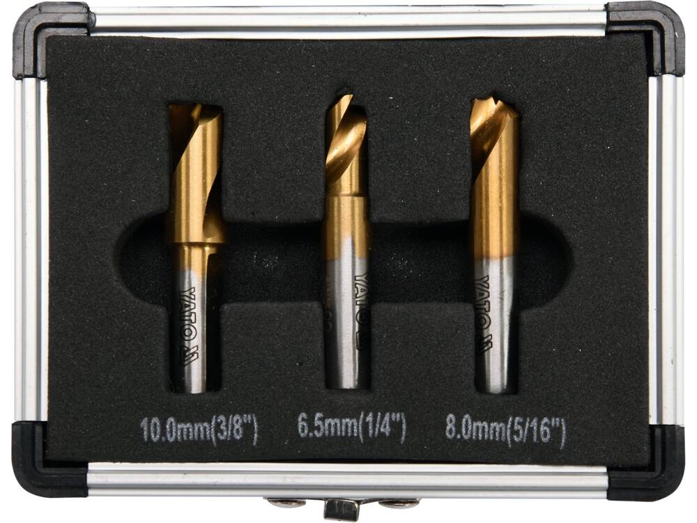 SET BURGHIE PENTRU YATO YT-28921 PUNCTE DE SUDURA, 3 PIESE YATO - scule electrice si unelte profesionale - BricoMart