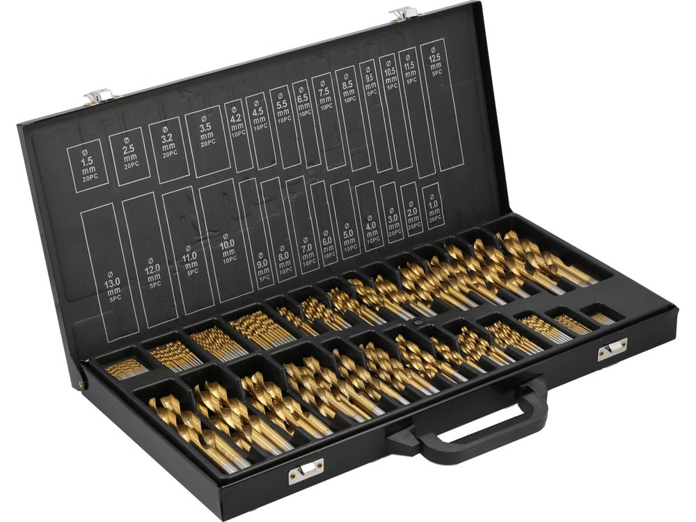 SET BURGHIE PT METAL 1 - 13MM, 300 BUC Yato YT - 44595 - rezistent, inox Yato - scule electrice si unelte profesionale - BricoMart