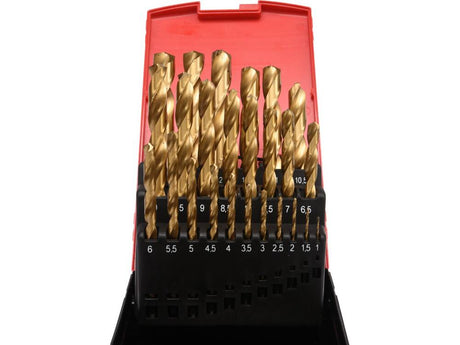 SET BURGHIE TITAN, YATO YT-44676 1-13MM, 25 BUC YATO - scule electrice si unelte profesionale - BricoMart