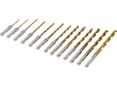 SET BURGIE PT METAL PRINDERE HEX, 13 BUC Sthor 21655 Sthor - scule electrice si unelte profesionale - BricoMart