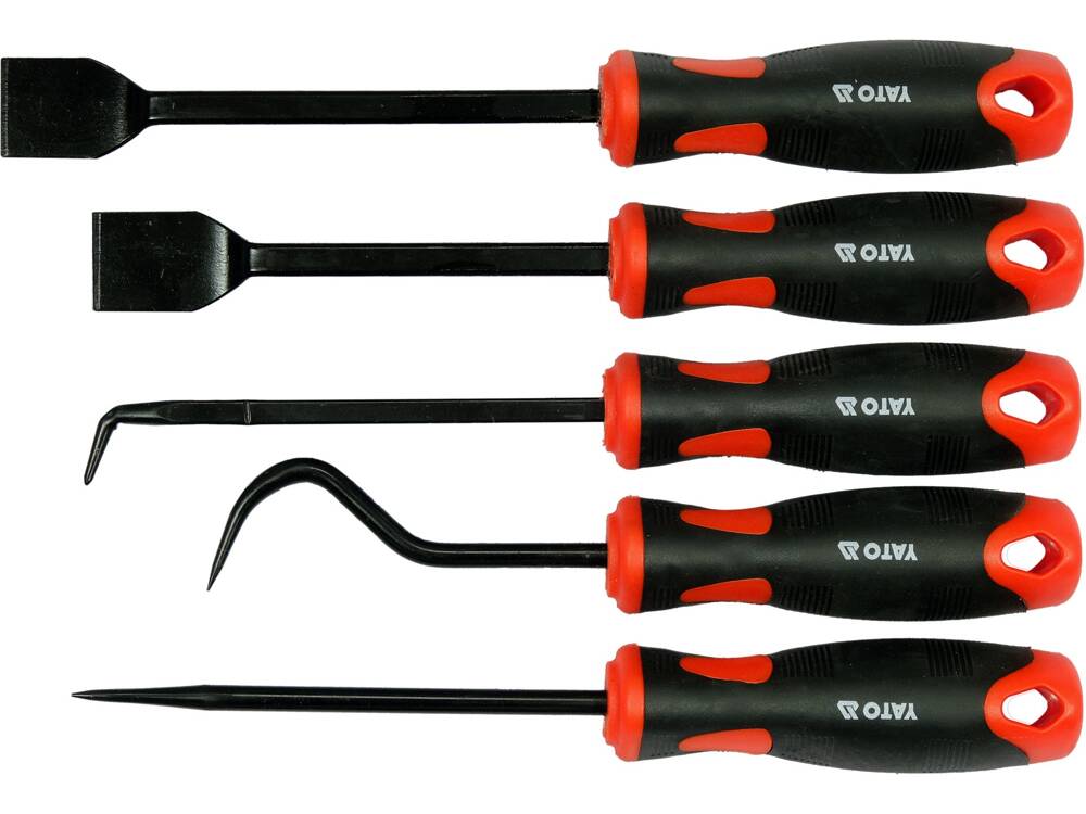 SET CARLIGE SI YATO YT-08422 RACLETE PENTRU EXTRAS GARNITURI, 5 PIESE YATO - scule electrice si unelte profesionale - BricoMart