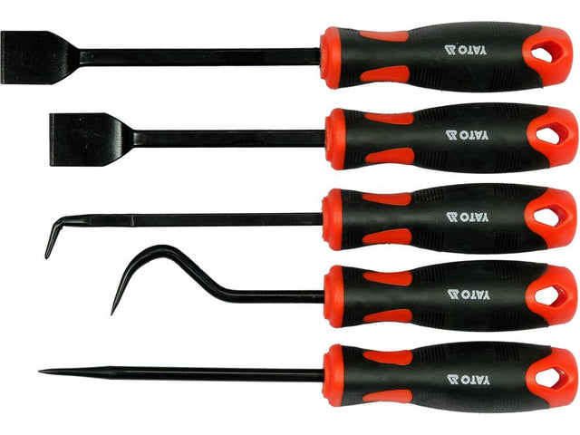 SET CARLIGE SI YATO YT-08422 RACLETE PENTRU EXTRAS GARNITURI, 5 PIESE YATO - scule electrice si unelte profesionale - BricoMart