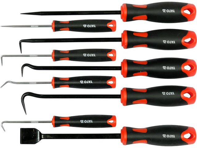 SET CARLIGE SI YATO YT-08426 RACLETE PENTRU EXTRAS GARNITURI, 9 PIESE YATO - scule electrice si unelte profesionale - BricoMart