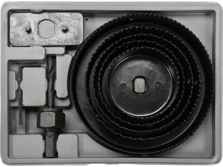 SET CAROTE LEMN VOREL 22571 64-127MM VOREL - scule electrice si unelte profesionale - BricoMart