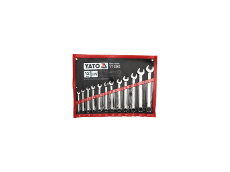 SET CHEI COMBINATE YATO YT-0362 SATINATE 8-24MM, 12 BUC YATO - scule electrice si unelte profesionale - BricoMart
