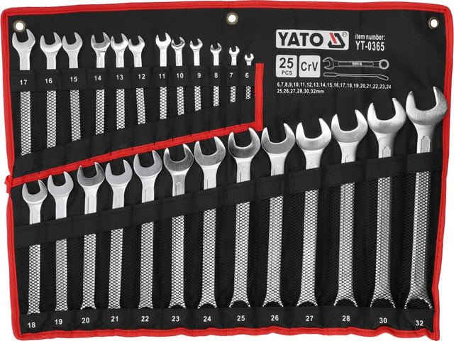 SET CHEI COMBINATE YATO YT-0365 6-32MM, 25 BUC YATO - scule electrice si unelte profesionale - BricoMart