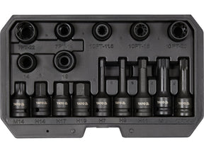 SET CHEI ETRIER DE FRANA 16 BUC Yato YT - 06811 - 12.7 mm, 14 mm, 19 mm, 22 mm Yato - scule electrice si unelte profesionale - BricoMart