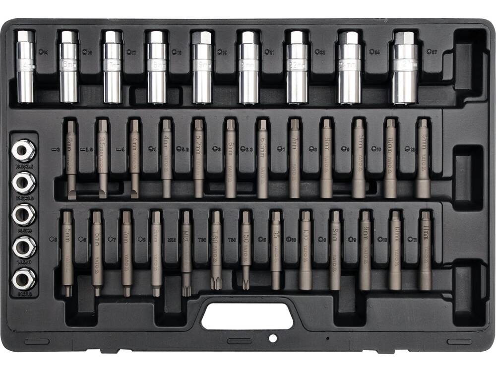 SET CHEI FIXARE YATO YT-0628 AMORTIZOARE, 39 BUC YATO - scule electrice si unelte profesionale - BricoMart