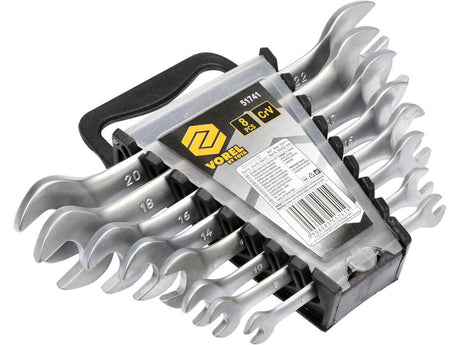 SET CHEI FIXE VOREL 51741 SATINATE 8 BUC, 6-22MM VOREL - scule electrice si unelte profesionale - BricoMart
