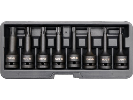 SET CHEI IMPACT, YATO YT-1068 8 BUC, RM5-RM13, 1/2 YATO - scule electrice si unelte profesionale - BricoMart