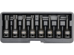SET CHEI IMPACT, YATO YT-1069 8 BUC, M5-M18, 1/2, CRMO YATO - scule electrice si unelte profesionale - BricoMart