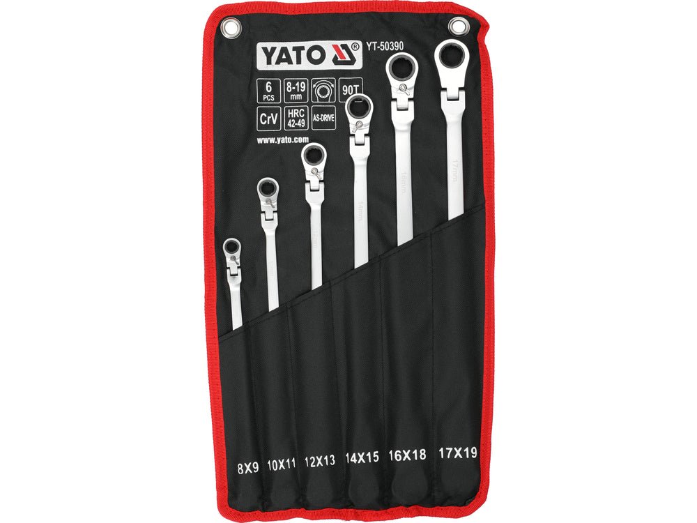 Set chei inelare articulate clichet 6 b YATO YT-50390
