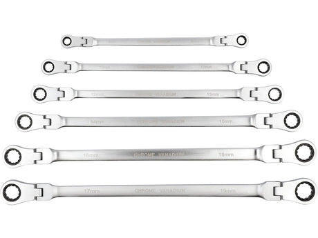 Set chei inelare articulate clichet 6 b YATO YT-50390 - imagine 4