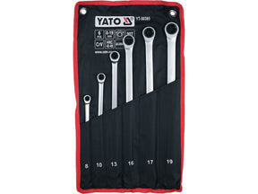 Set chei inelare lungi cu clichet 6 buc. YATO YT-50385